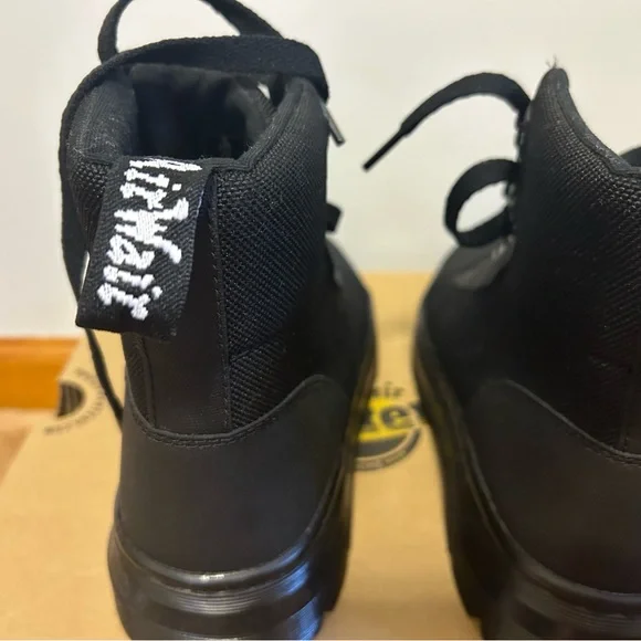 Black winter doc martins. - Picture 3 of 4